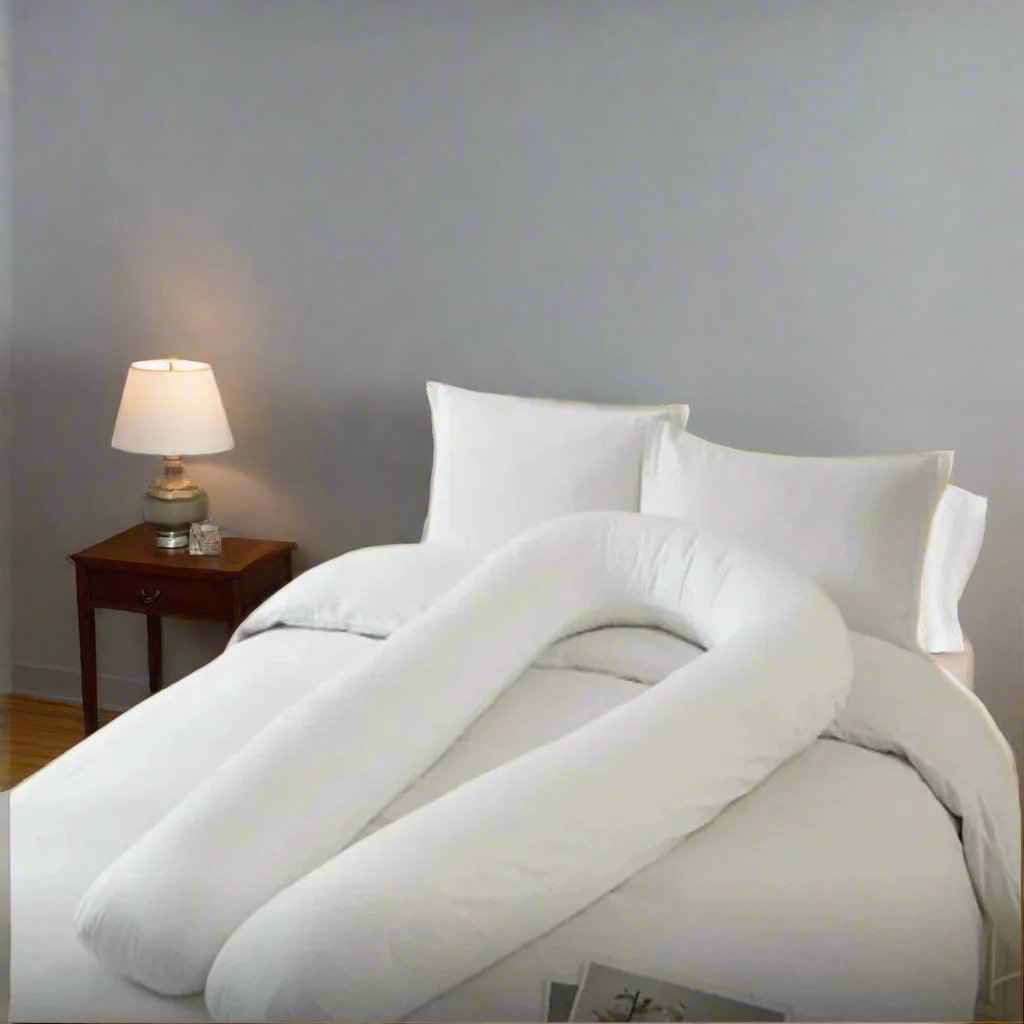 9ft U Shaped Pillows and Pillowcases for Maternity Full Body Support Pillow