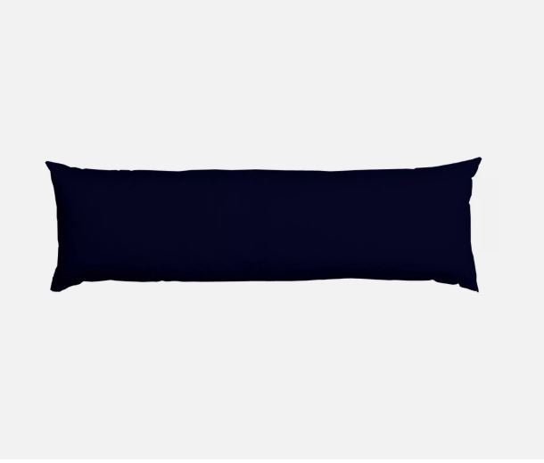 Non-Allergenic Bolster Pillow and pillows covers Long Body Support Cushion Charcoal