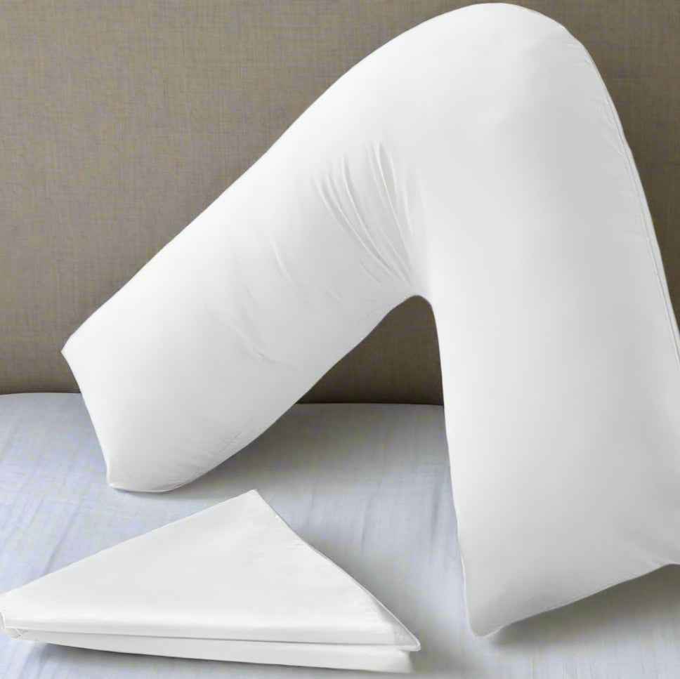 V Pillow Cases White