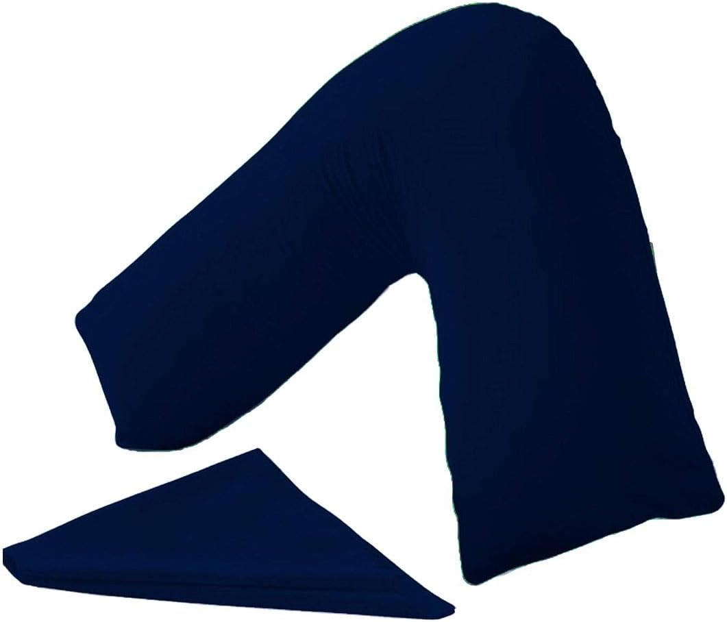 V Pillow Cases Navy