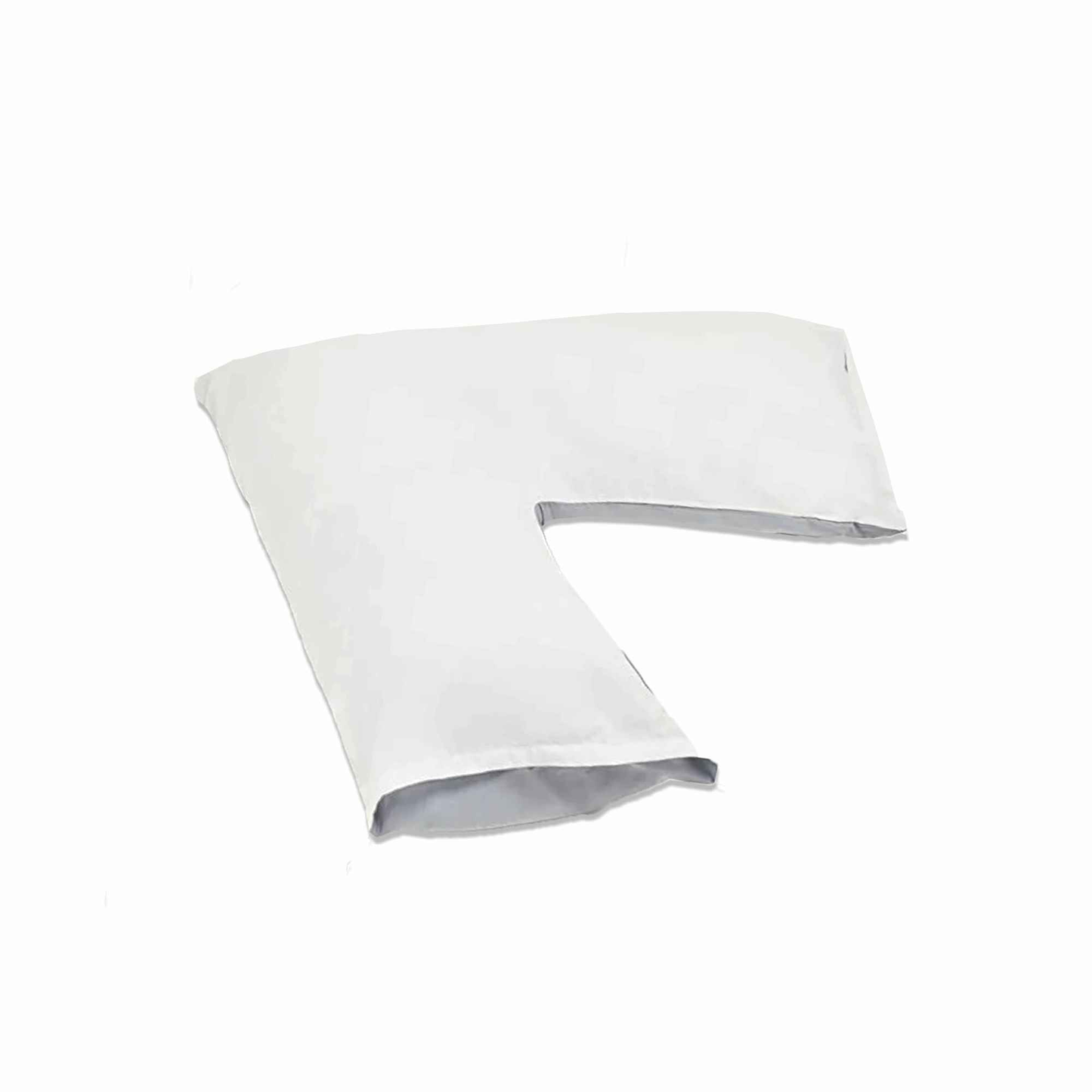V Shaped Pillow Head Neck Back Support Pillow Case White Pillow Case Only