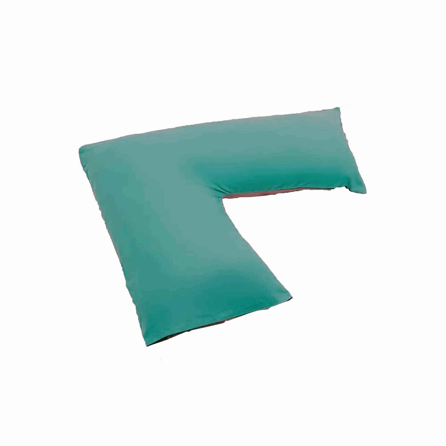 V Shaped Pillow Head Neck Back Support Pillow Case Teal Pillow Case Only