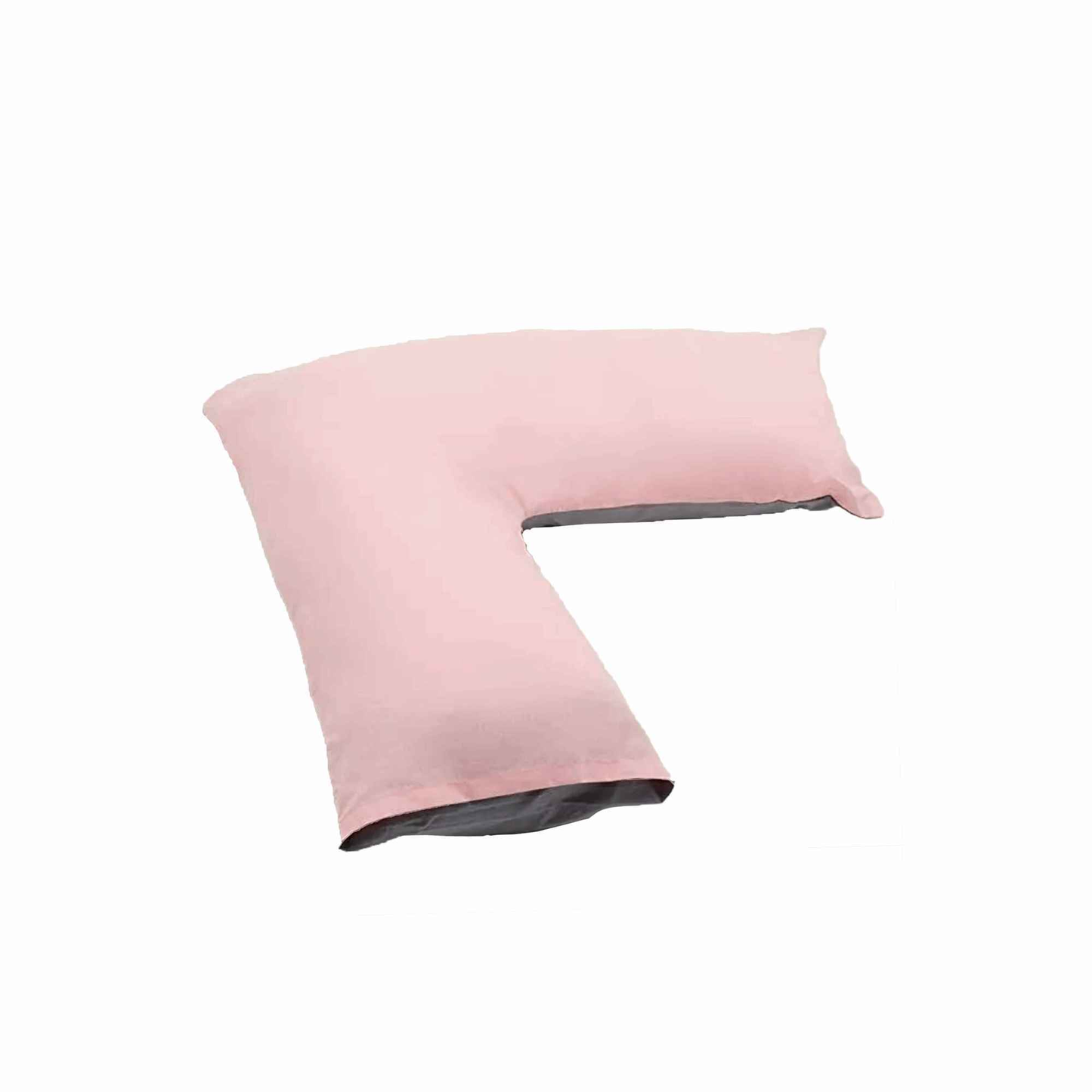 V Shaped Pillow Head Neck Back Support Pillow Case Pink Pillow Case Only