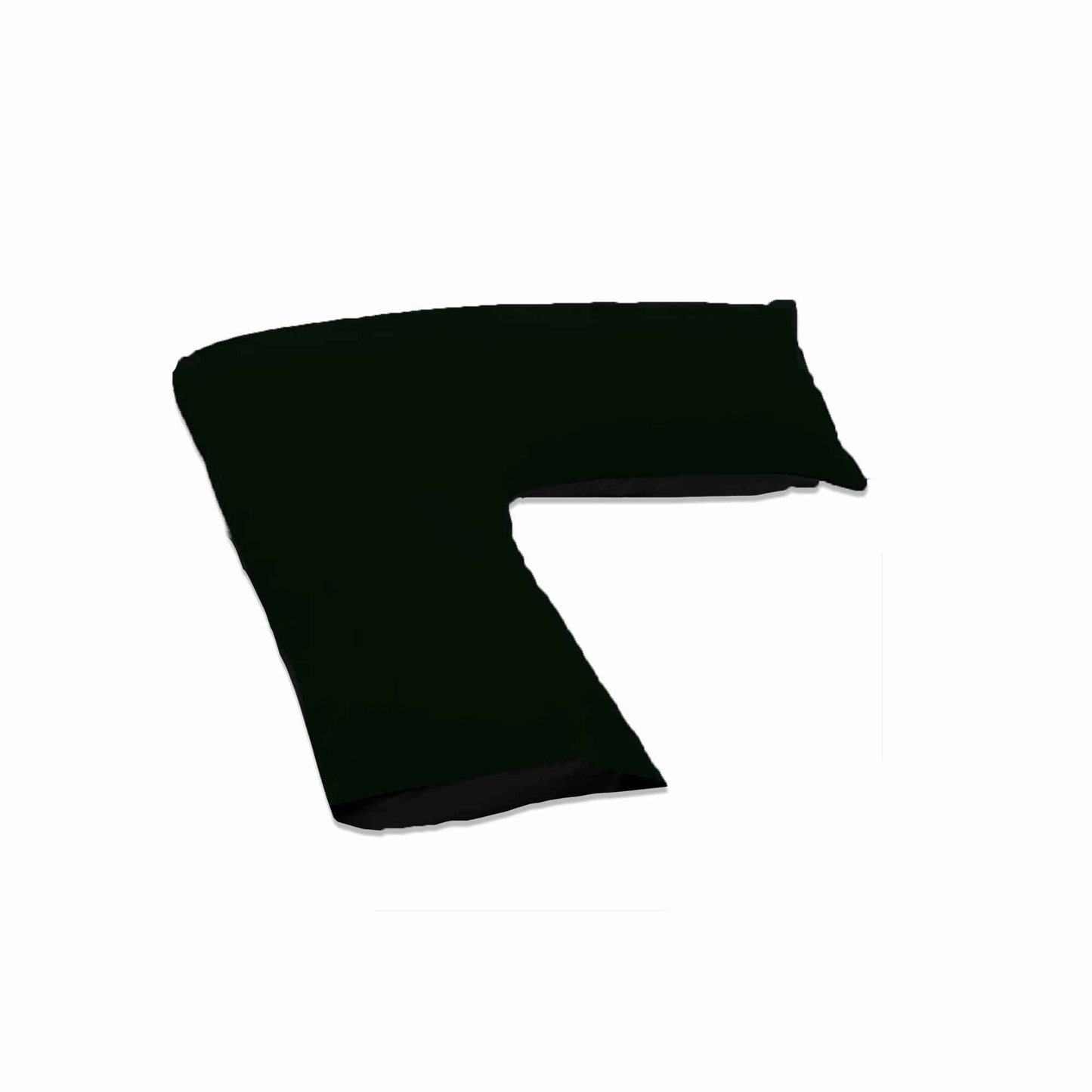V Shaped Pillow Head Neck Back Support Pillow Case Black Pillow Case Only