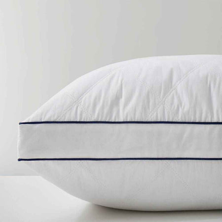 Luxury Hotel Quality Quilted Box Pillows Ultra Soft Jumbo Super Firm Deluxe Bounce Back