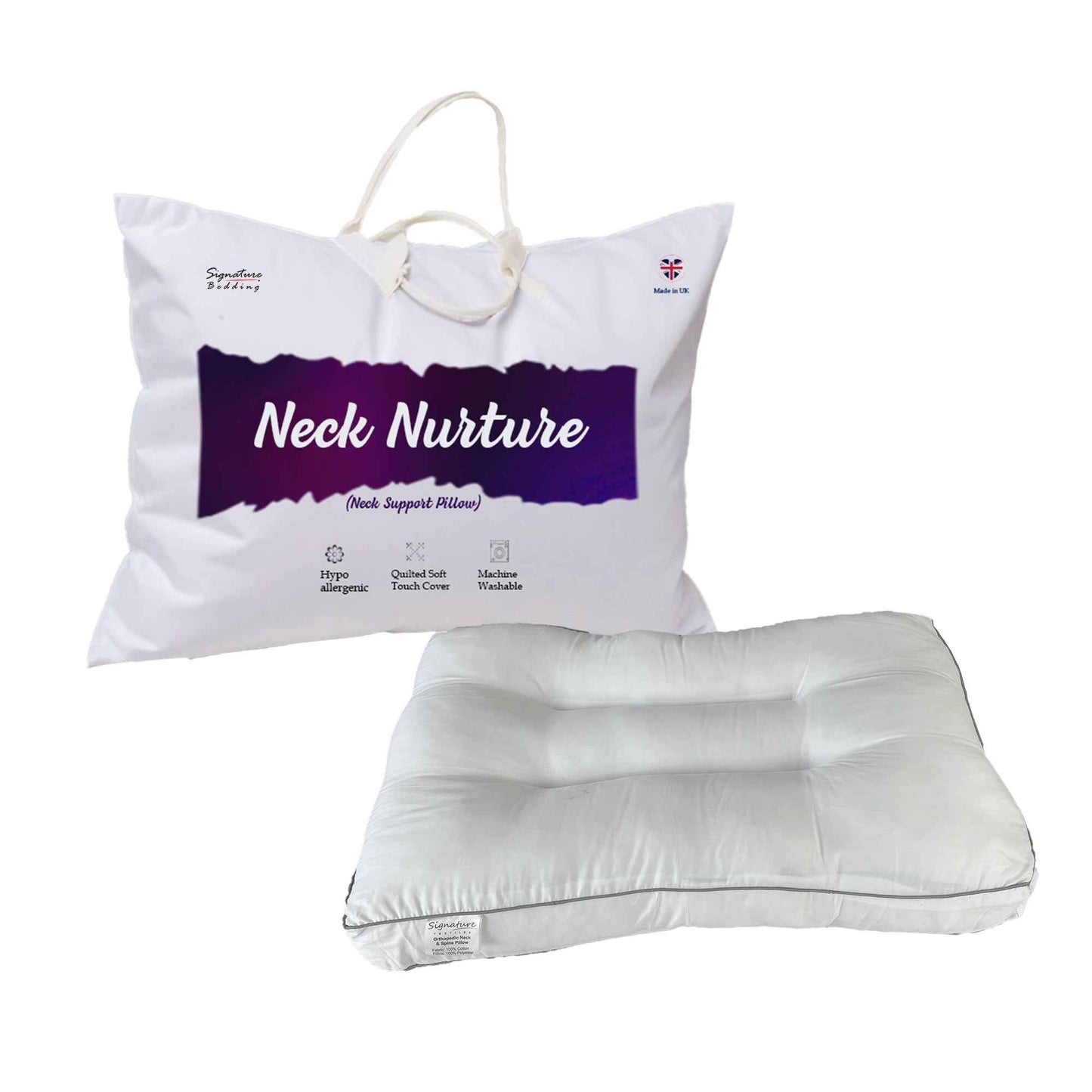 Soft & Comfortable Hypoallergenic Neck Pillows for bed 4