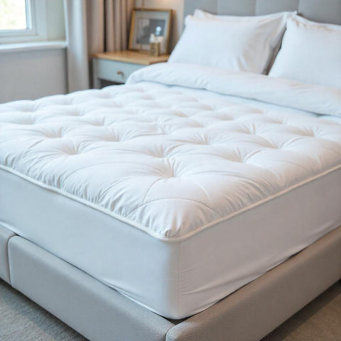 memory foam fir mattress topper - signature bedding & linens