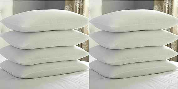 Top Bounce Back Anti Allergic Plump Pillows for Hotel Quality Sleep 8 Hollowfiber