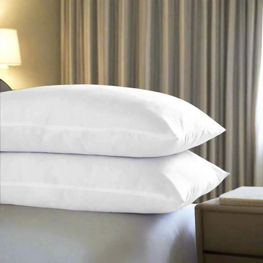 Top Bounce Back Anti Allergic Plump Pillows for Hotel Quality Sleep 2 Hollowfiber
