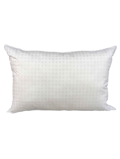 Hotel Check Quality Egyptian Large Soft Pillows Hollowfibre Filled Pack Of 1 2 4 White 1