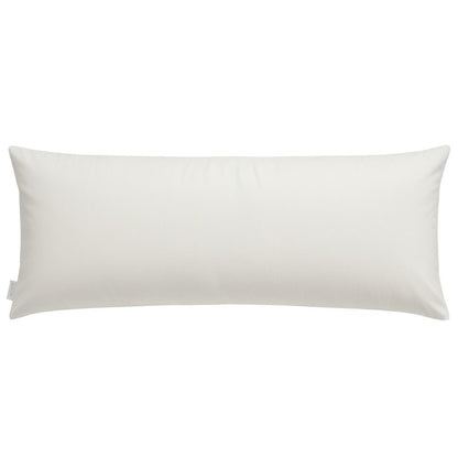 Non-Allergenic Bolster Pillow and pillows covers Long Body Support Cushion White