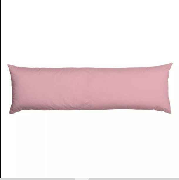 Non-Allergenic Bolster Pillow and pillows covers Long Body Support Cushion Pink