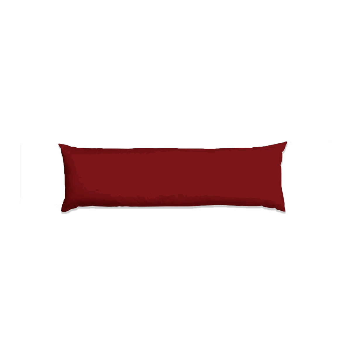 Non-Allergenic oblong Pillow Cushion Long Body Support Orthopedic Pregnancy New Maroon