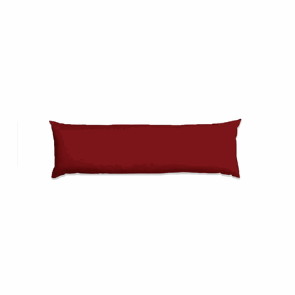 Non-Allergenic oblong Pillow Cushion Long Body Support Orthopedic Pregnancy New Maroon