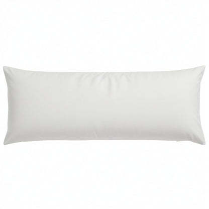 Non-Allergenic oblong Pillow Cushion Long Body Support Orthopedic Pregnancy New White