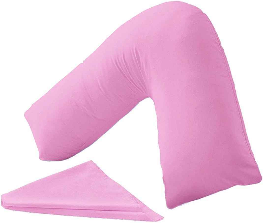 V Shaped Pillows and pillow cases Pink V Pillow Case