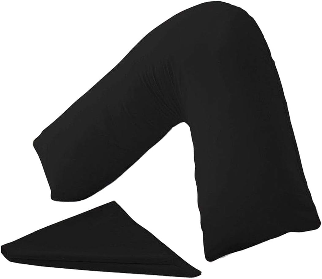 V Shaped Pillows and pillow cases Black V Pillow Case