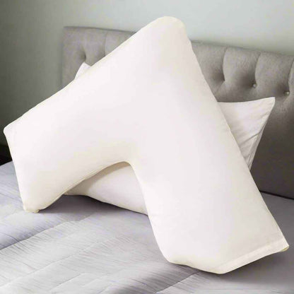 V Shaped Pillow Head Neck Back Support Pillow Case