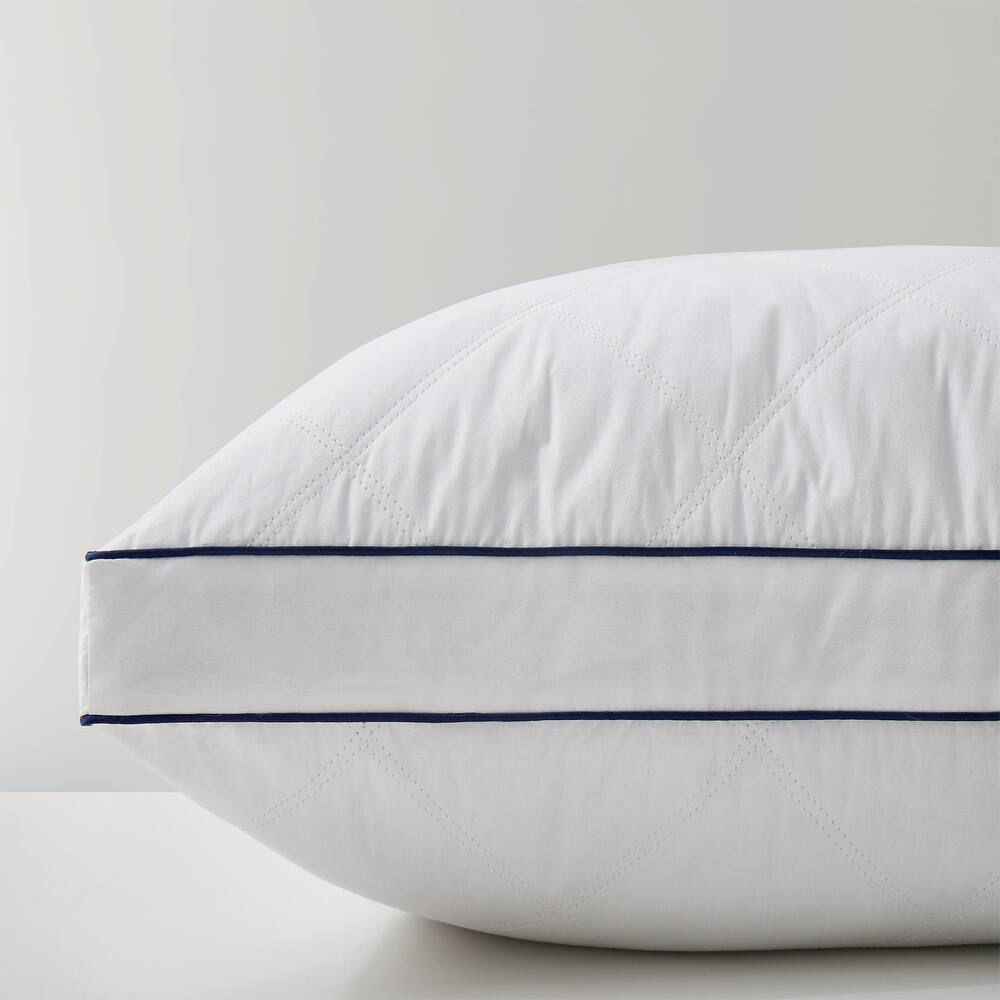 Luxury Hotel Quality Quilted Box Pillows Ultra Soft Jumbo Super Firm Deluxe Bounce Back