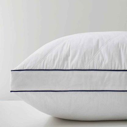 Luxury Hotel Quality Quilted Box Pillows Ultra Soft Jumbo Super Firm Deluxe Bounce Back