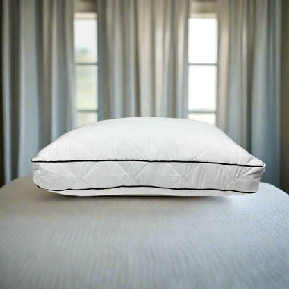 Luxury Hotel Quality Quilted Box Pillows Ultra Soft Jumbo Super Firm Deluxe Bounce Back