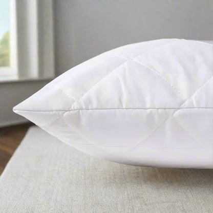 Bouncy Firm Bed Pillow for Soft Touch Quilted Cover, Hypoallergenic