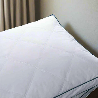 Luxury Hotel Quality Quilted Box Pillows Ultra Soft Jumbo Super Firm Deluxe Bounce Back
