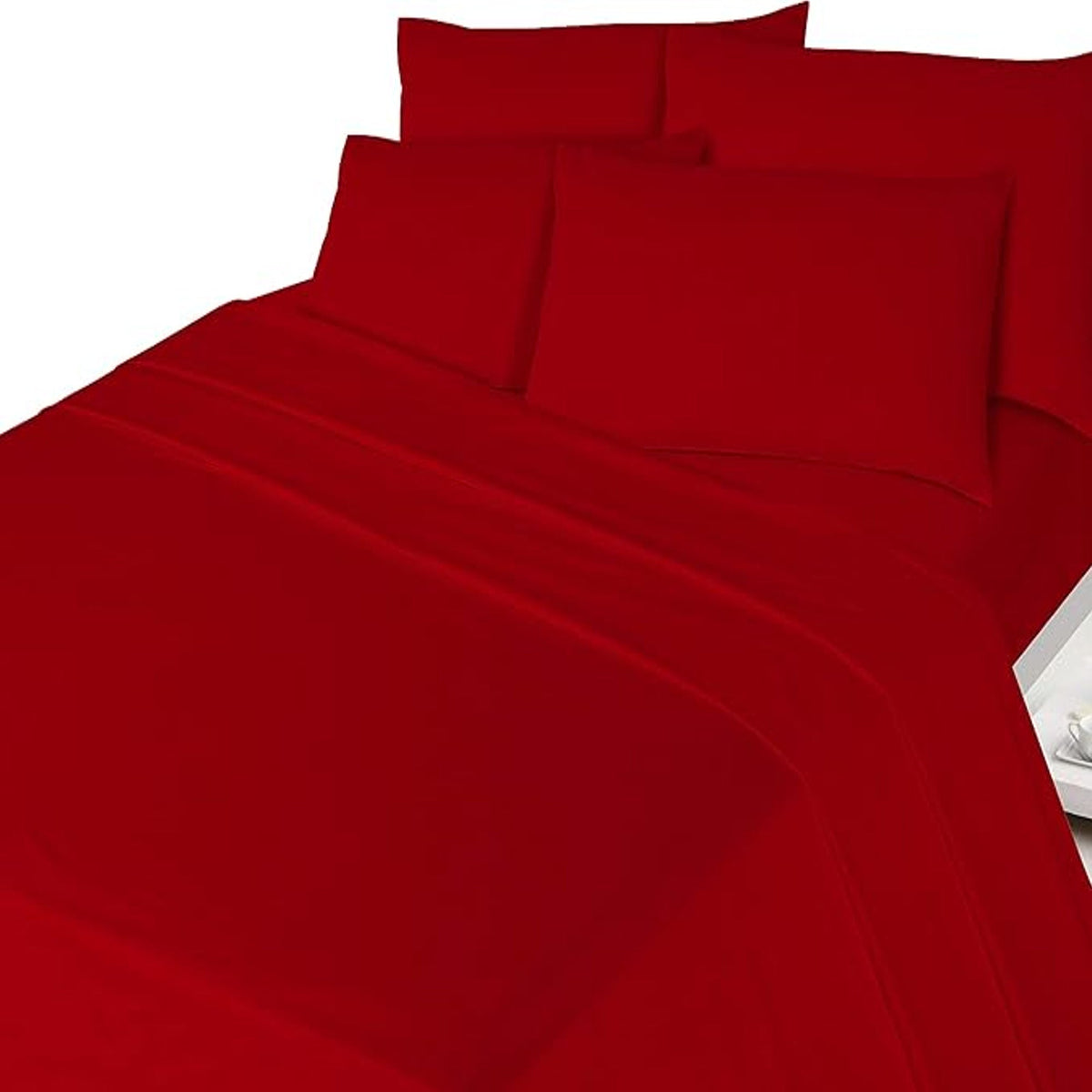 Thermal flannelette 100% brushed plain cotton flat sheets