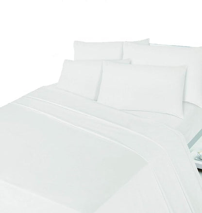 Thermal flannelette 100% brushed plain cotton flat sheets